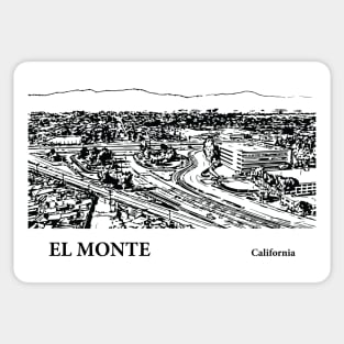 El Monte California Sticker